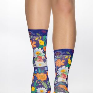 Wigglesteps Damen Socken AUTUMN GARDEN