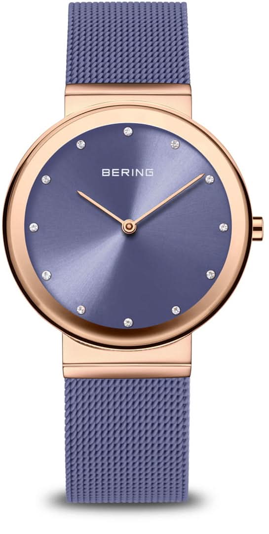 Bering Classic 10135-968 Damenuhr • Kratzfestes Saphirglas • Feines Milanaise-Armband – Bild 2