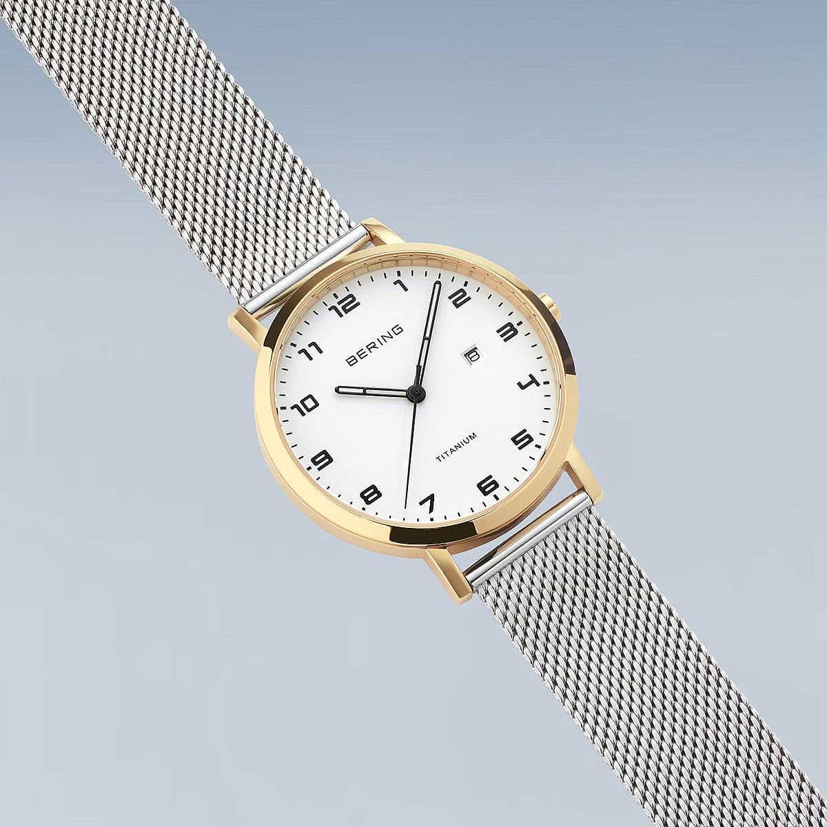 Bering Titanium 18634-010 Damenuhr • Kratzfestes Saphirglas • Ultraleichtes Titanium – Bild 3