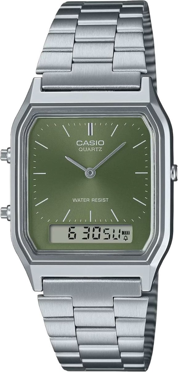 Casio Vintage AQ-230A-3AMQYES Uhr • Kultiges Retro-Design • Praktisches Dual-Display – Bild 2