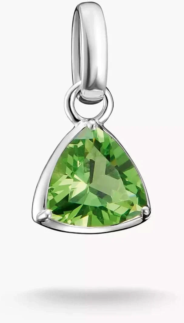 Charm-Anhänger Geburtsstein August Connect Silber