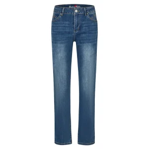 Buena Vista Damen Jeans Stella-Zip straight-S stretch denim