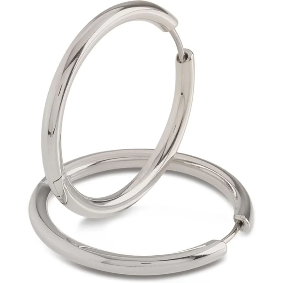 05073-01 Titanium oorringen 31 mm