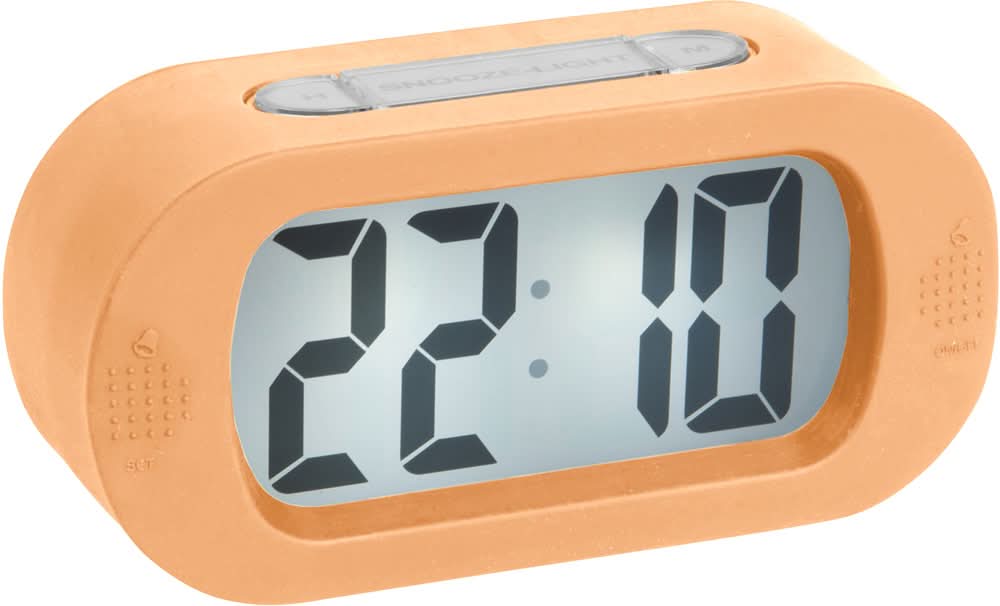 Karlsson Gummy Wecker 7 x 14 x 5 cm Kunststoff • Digitale Zeitanzeige • Snooze-Funktion