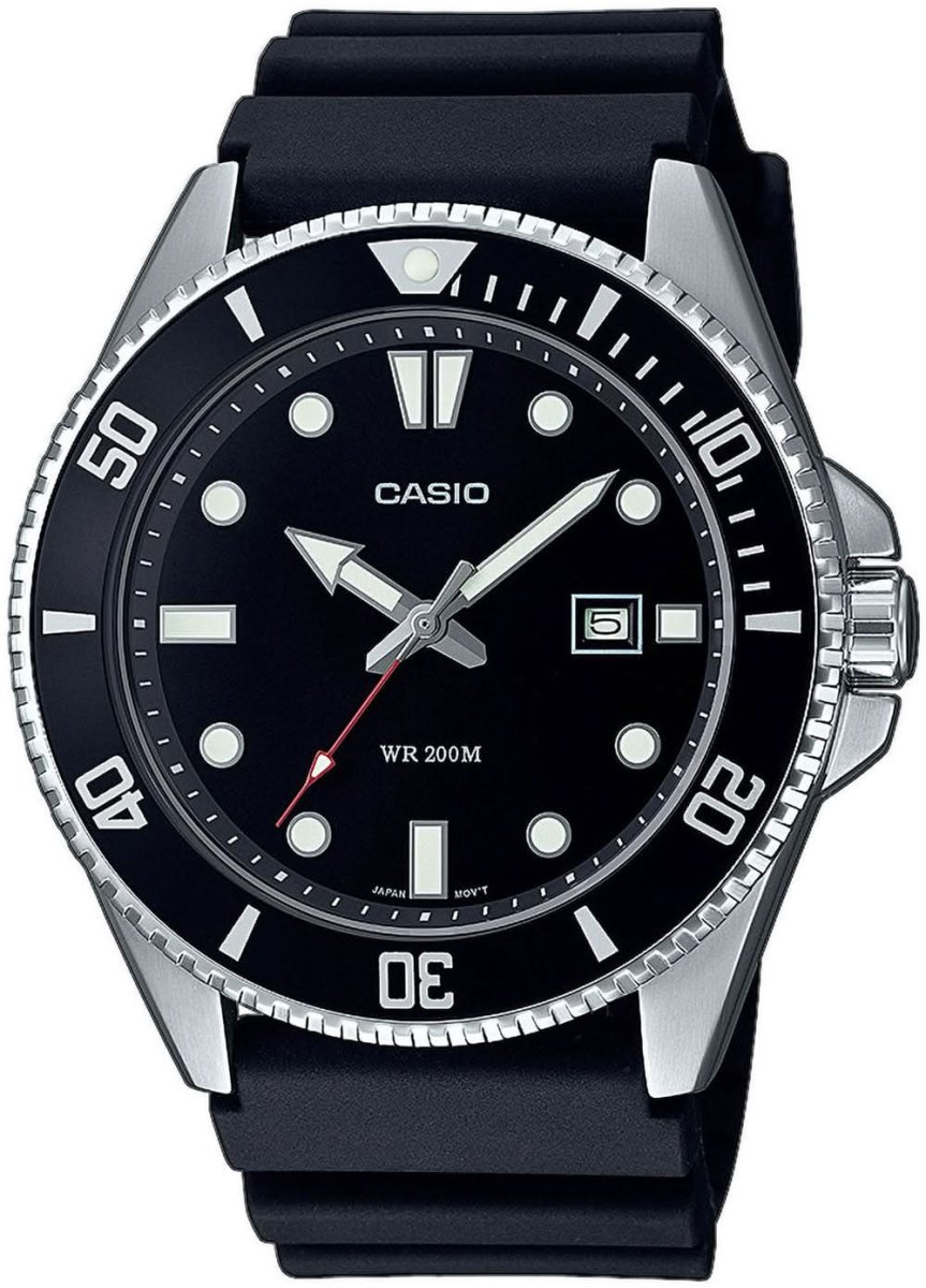Casio Collection MDV-107-1A1VEF Herrenuhr • 20 bar Wasserdichtigkeit • Klassisches Taucher-Design – Bild 2