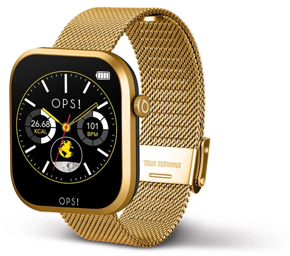 OPS! SMART CALL PRO OPSSW-61 Unisex-Smartwatch • Pop-Design • Call & Fitness – Bild 3