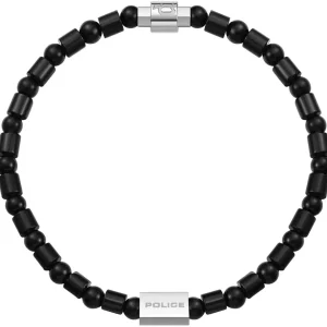 URABAN COLOR Gummizugarmband mit Beads - Police Modell: PEAGB0001311