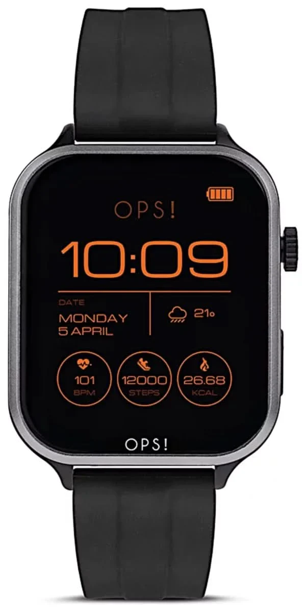 OPS! SMART CALL MAX OPSSW-48 Unisex-Smartwatch • 1,95" AMOLED-Display • Bluetooth Call & SOS – Bild 2