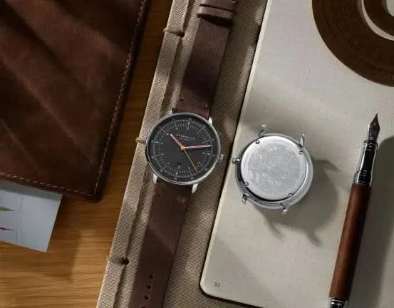 Sternglas Hamburg S01-HH39-VI11 Herrenuhr • Preisgekröntes Bauhaus-Design • Saphirglas – Bild 4