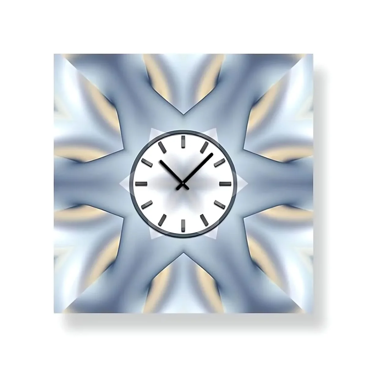 Dixtime Wanduhr 30 cm Ø Aluminium • Lautloses Uhrwerk • Modernes Design